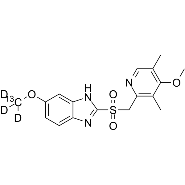 Omeprazole metabolite Omeprazole sulfone-13C,d3 1261393-28-5